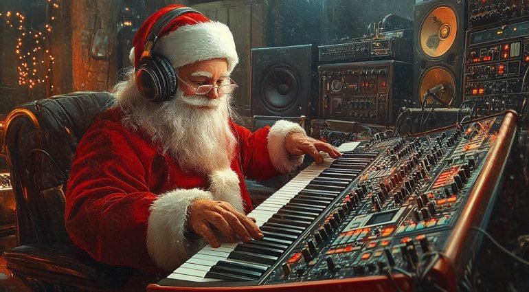 Santa xmas synth 03