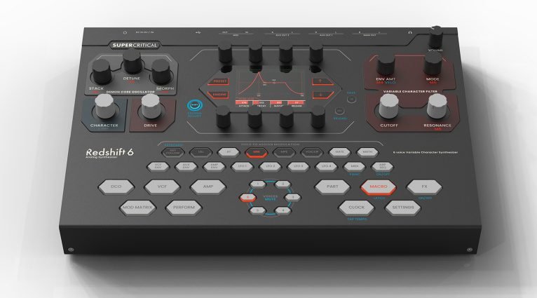 Supercritical synthesizers redshift 6 front angle