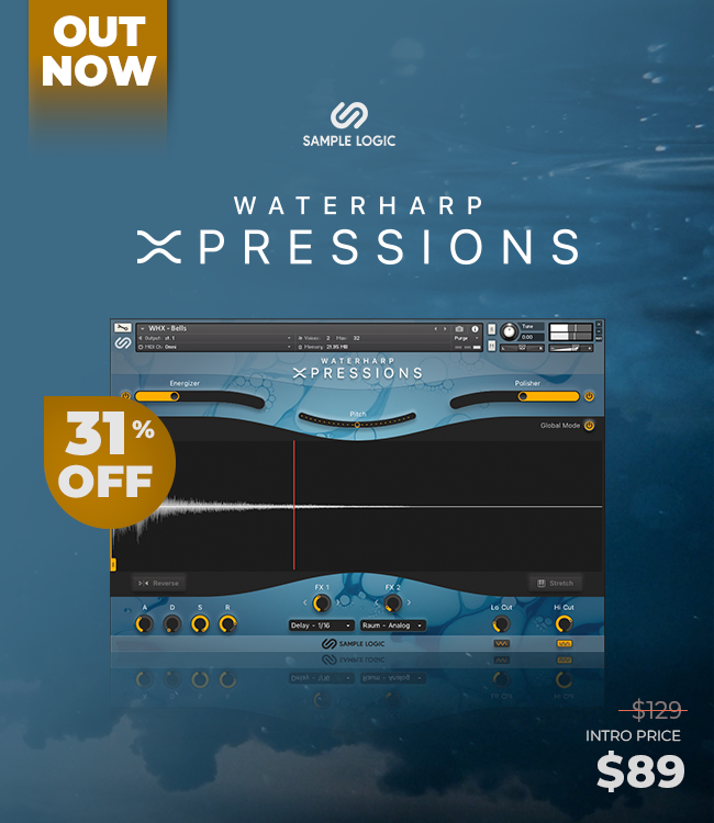 Sample Logic Releases The Waterharp Xpressions 1 1142800d1738165262 sample logic releases waterharp xpressions waterharp xpressions mailchimp intro p